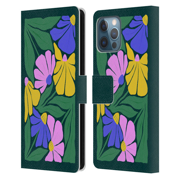 Ayeyokp Plants And Flowers Summer Foliage Flowers Matisse Leather Book Wallet Case Cover For Apple iPhone 12 Pro Max