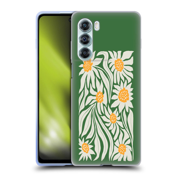 Ayeyokp Plants And Flowers Sunflowers Green Soft Gel Case for Motorola Edge S30 / Moto G200 5G