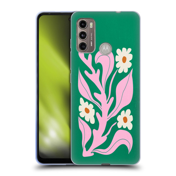 Ayeyokp Plants And Flowers Green Les Fleurs Color Soft Gel Case for Motorola Moto G60 / Moto G40 Fusion