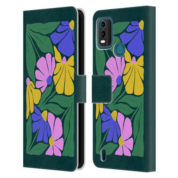 Ayeyokp Plants And Flowers Summer Foliage Flowers Matisse Leather Book Wallet Case Cover For Nokia G11 Plus