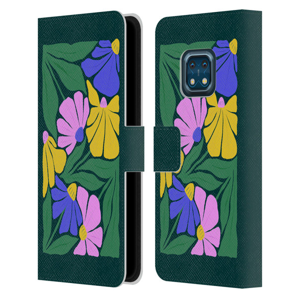 Ayeyokp Plants And Flowers Summer Foliage Flowers Matisse Leather Book Wallet Case Cover For Nokia XR20