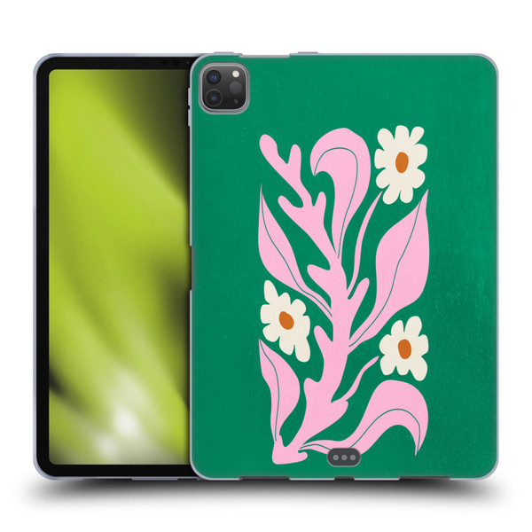 Ayeyokp Plants And Flowers Green Les Fleurs Color Soft Gel Case for Apple iPad Pro 11 2020 / 2021 / 2022