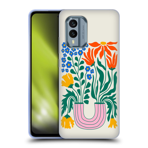 Ayeyokp Plants And Flowers Withering Flower Market Soft Gel Case for Nokia X30