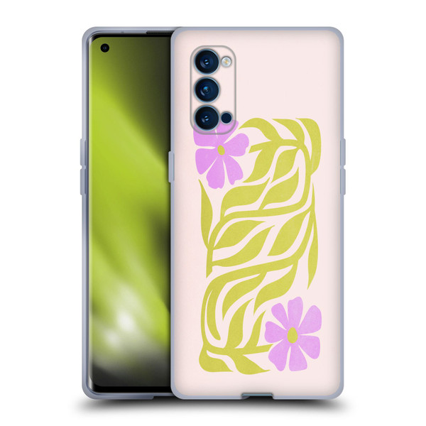 Ayeyokp Plants And Flowers Flower Market Les Fleurs Color Soft Gel Case for OPPO Reno 4 Pro 5G