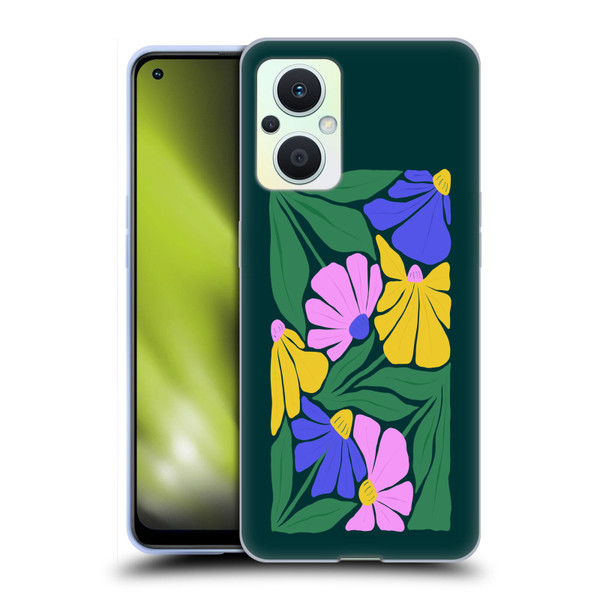 Ayeyokp Plants And Flowers Summer Foliage Flowers Matisse Soft Gel Case for OPPO Reno8 Lite