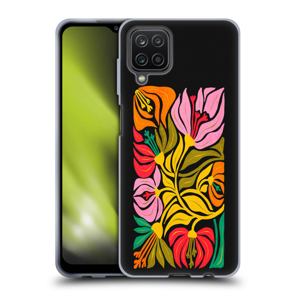 Ayeyokp Plants And Flowers Flor De Mar Flower Market Soft Gel Case for Samsung Galaxy A12 (2020)