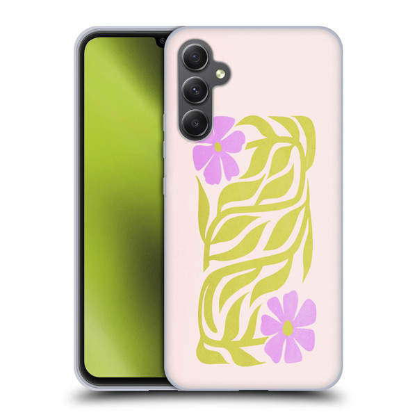Ayeyokp Plants And Flowers Flower Market Les Fleurs Color Soft Gel Case for Samsung Galaxy A34 5G
