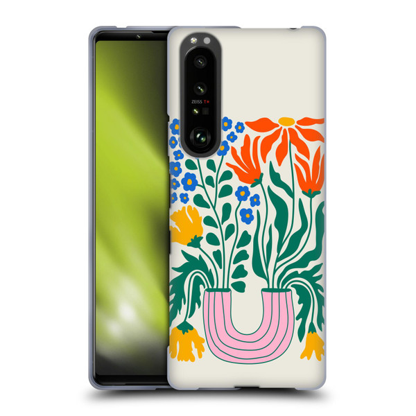 Ayeyokp Plants And Flowers Withering Flower Market Soft Gel Case for Sony Xperia 1 III