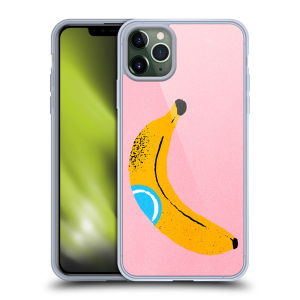 Ayeyokp Pop Banana Pop Art Soft Gel Case for Apple iPhone 11 Pro Max