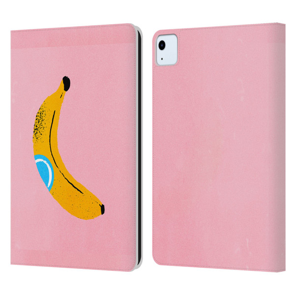 Ayeyokp Pop Banana Pop Art Leather Book Wallet Case Cover For Apple iPad Air 2020 / 2022