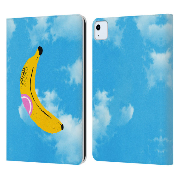 Ayeyokp Pop Banana Pop Art Sky Leather Book Wallet Case Cover For Apple iPad Air 2020 / 2022