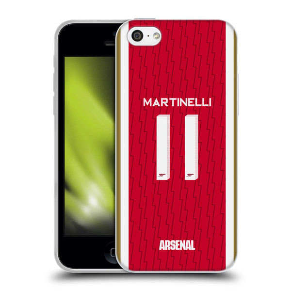 Arsenal FC 2023/24 Players Home Kit Gabriel Soft Gel Case for Apple iPhone 5c