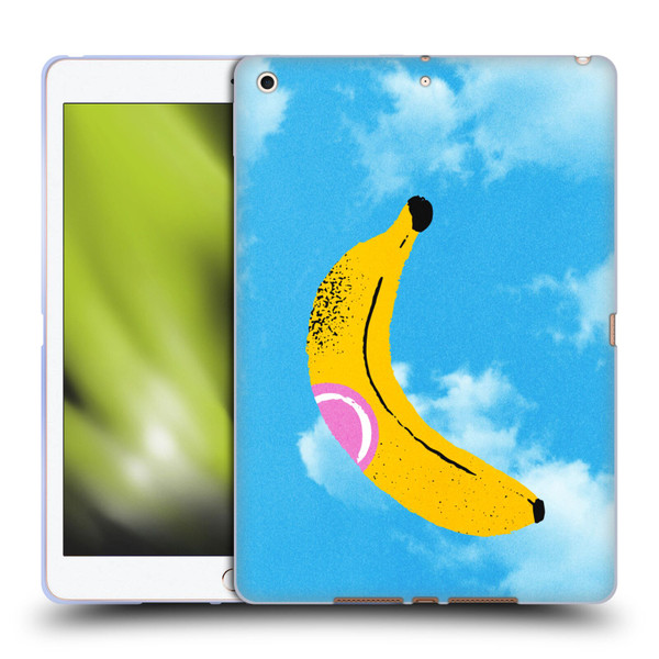 Ayeyokp Pop Banana Pop Art Sky Soft Gel Case for Apple iPad 10.2 2019/2020/2021