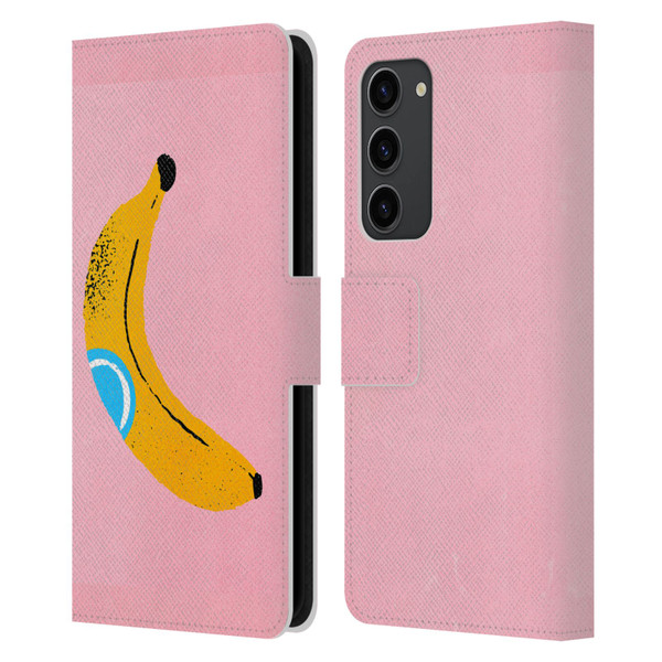 Ayeyokp Pop Banana Pop Art Leather Book Wallet Case Cover For Samsung Galaxy S23+ 5G