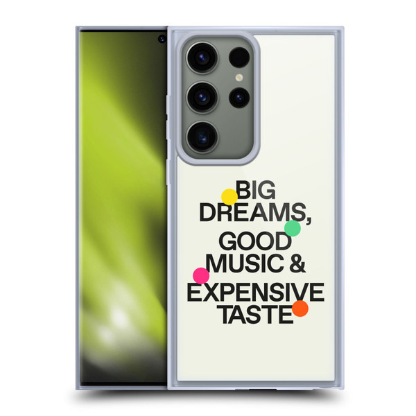 Ayeyokp Pop Big Dreams, Good Music Soft Gel Case for Samsung Galaxy S23 Ultra 5G