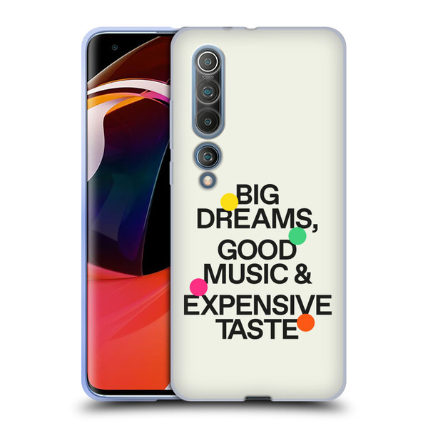 Ayeyokp Pop Big Dreams, Good Music Soft Gel Case for Xiaomi Mi 10 5G / Mi 10 Pro 5G