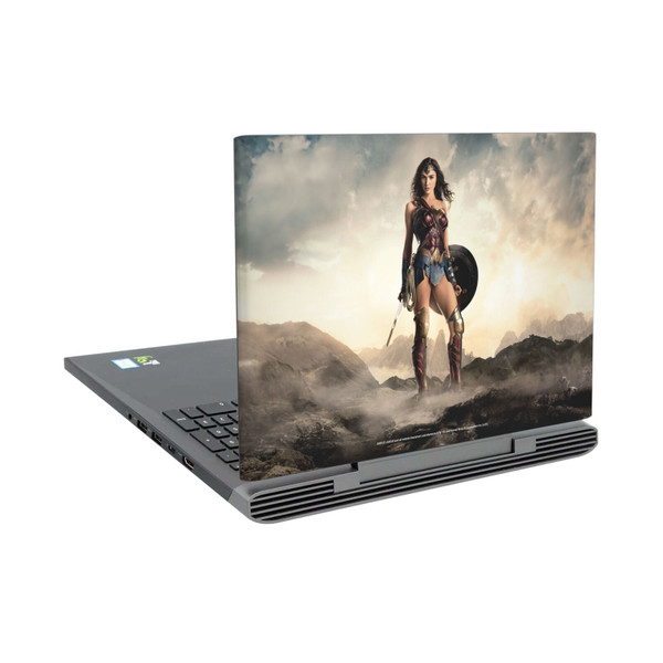 Justice League Movie Logo And Character Art Wonder Woman Poster Vinyl Sticker Skin Decal Cover for Dell Inspiron 15 7000 P65F