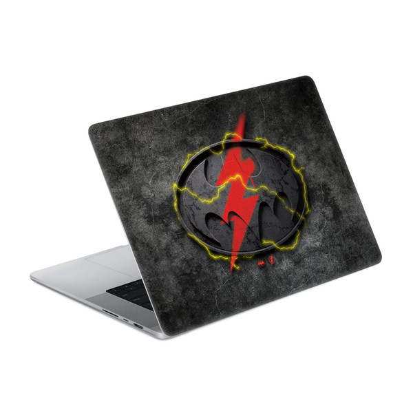 The Flash 2023 Graphic Art Batman Flash Logo Vinyl Sticker Skin Decal Cover for Apple MacBook Pro 14" A2442