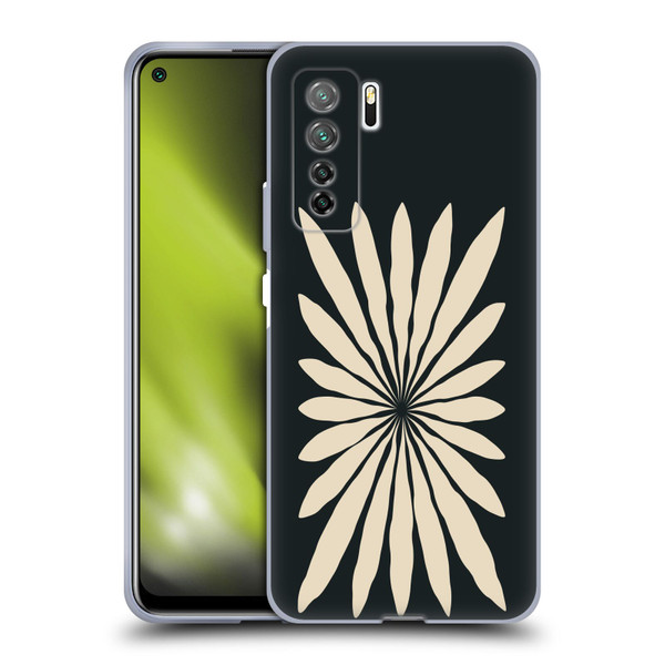 Ayeyokp Plant Pattern Star Leaf Soft Gel Case for Huawei Nova 7 SE/P40 Lite 5G