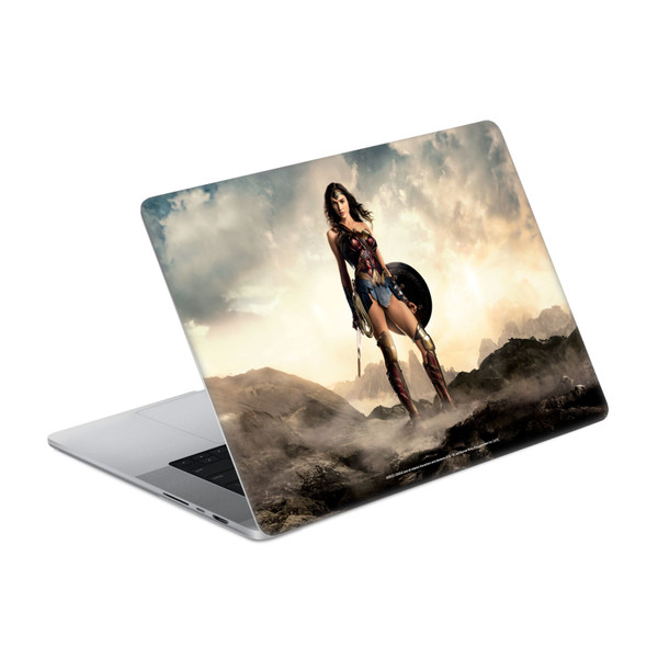 Justice League Movie Logo And Character Art Wonder Woman Poster Vinyl Sticker Skin Decal Cover for Apple MacBook Pro 16" A2485