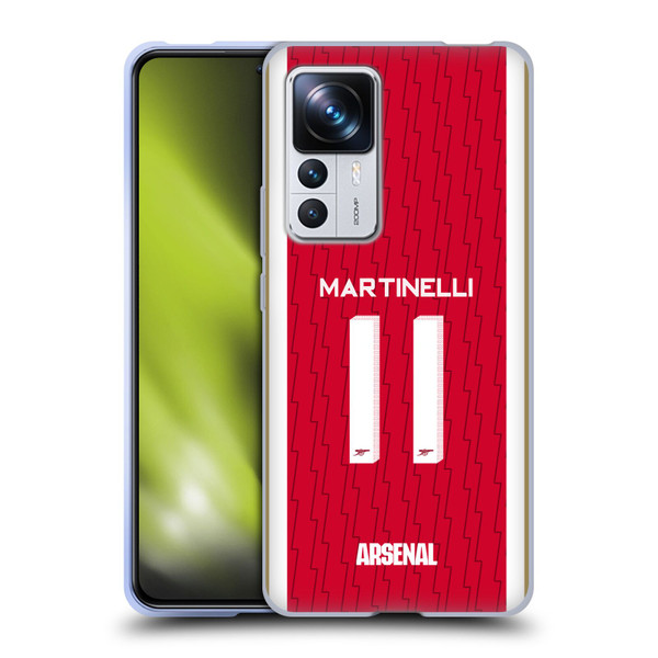 Arsenal FC 2023/24 Players Home Kit Gabriel Soft Gel Case for Xiaomi 12T Pro