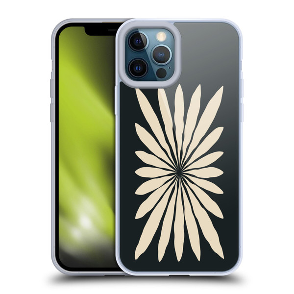 Ayeyokp Plant Pattern Star Leaf Soft Gel Case for Apple iPhone 12 Pro Max