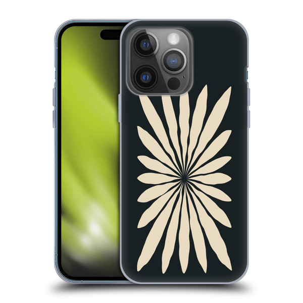 Ayeyokp Plant Pattern Star Leaf Soft Gel Case for Apple iPhone 14 Pro