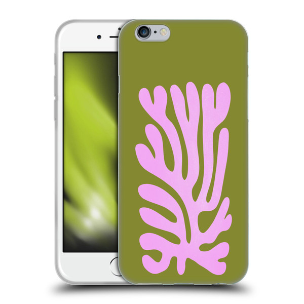 Ayeyokp Plant Pattern Abstract Soft Gel Case for Apple iPhone 6 / iPhone 6s