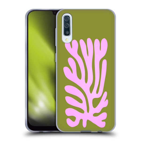 Ayeyokp Plant Pattern Abstract Soft Gel Case for Samsung Galaxy A50/A30s (2019)