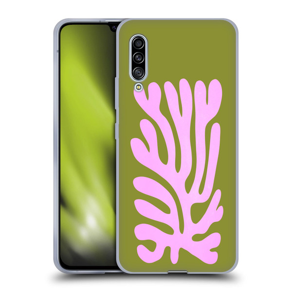 Ayeyokp Plant Pattern Abstract Soft Gel Case for Samsung Galaxy A90 5G (2019)