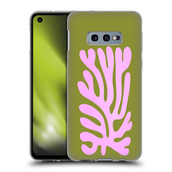 Ayeyokp Plant Pattern Abstract Soft Gel Case for Samsung Galaxy S10e