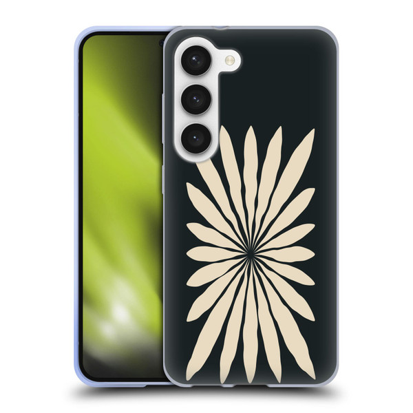 Ayeyokp Plant Pattern Star Leaf Soft Gel Case for Samsung Galaxy S23 5G