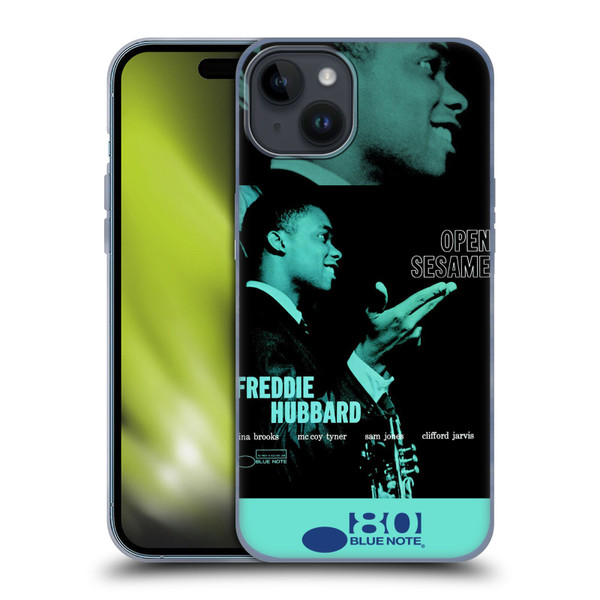 Blue Note Records Albums Freddie Hubbard Open Sesame Soft Gel Case for Apple iPhone 15 Plus