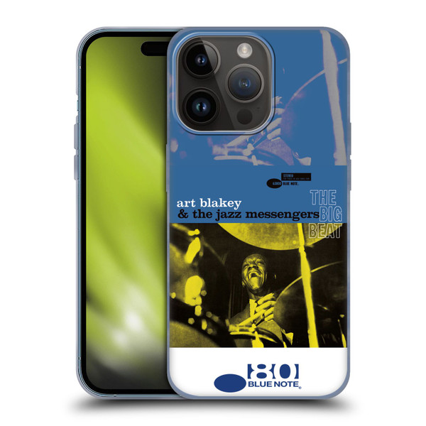 Blue Note Records Albums Art Blakey The Big Beat Soft Gel Case for Apple iPhone 15 Pro
