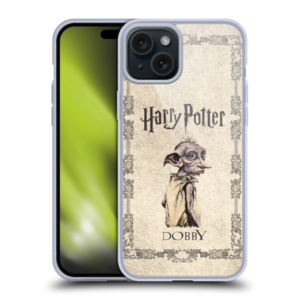 Harry Potter Chamber Of Secrets II Dobby House Elf Creature Soft Gel Case for Apple iPhone 15 Plus