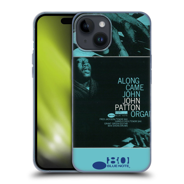 Blue Note Records Albums 2 John Patton Along Came John Soft Gel Case for Apple iPhone 15