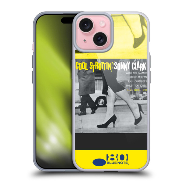 Blue Note Records Albums 2 Sonny Clark Cool Struttin' Soft Gel Case for Apple iPhone 15