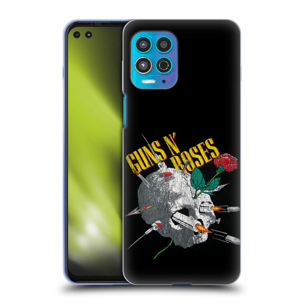 Guns N' Roses Band Art Needles Skull Vintage Soft Gel Case for Motorola Moto G100