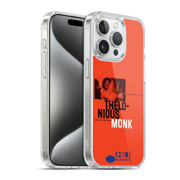 Blue Note Records Albums 2 Thelonious Monk Soft Gel Case for Apple iPhone 15 Pro & MagSafe