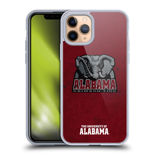University Of Alabama UA The University Of Alabama Distressed Soft Gel Case for Apple iPhone 11 Pro