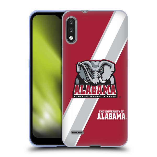 University Of Alabama UA The University Of Alabama Stripes Soft Gel Case for LG K22