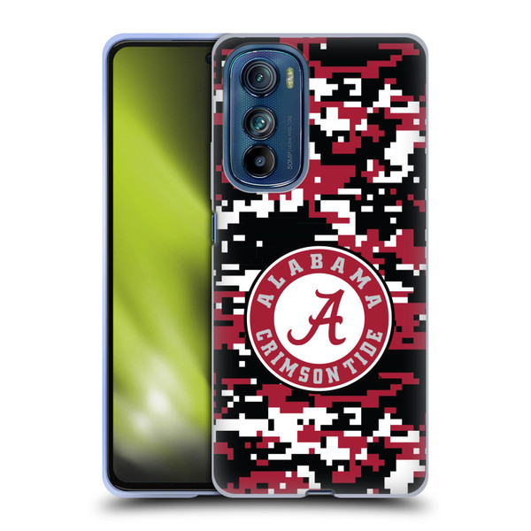 University Of Alabama UA The University Of Alabama Digital Camouflage Soft Gel Case for Motorola Edge 30