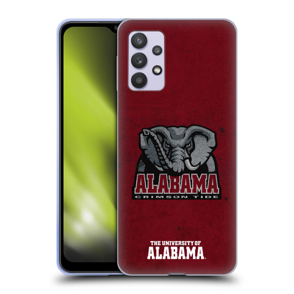 University Of Alabama UA The University Of Alabama Distressed Soft Gel Case for Samsung Galaxy A32 5G / M32 5G (2021)