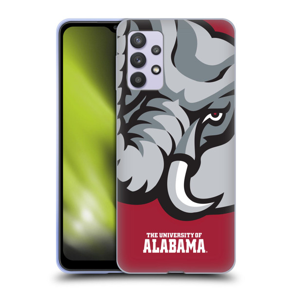 University Of Alabama UA The University Of Alabama Oversized Icon Soft Gel Case for Samsung Galaxy A32 5G / M32 5G (2021)