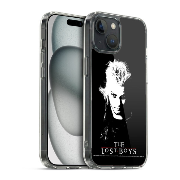 The Lost Boys Characters David Black And White Soft Gel Case for Apple iPhone 15 & MagSafe