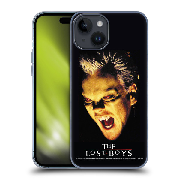 The Lost Boys Characters David Snarl Soft Gel Case for Apple iPhone 15