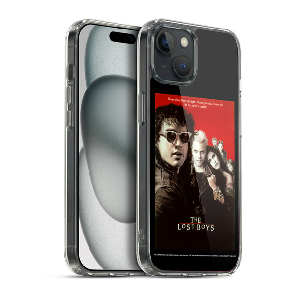 The Lost Boys Characters Poster Soft Gel Case for Apple iPhone 15 Plus & MagSafe