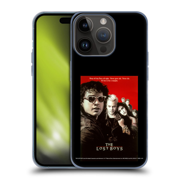 The Lost Boys Characters Poster Soft Gel Case for Apple iPhone 15 Pro