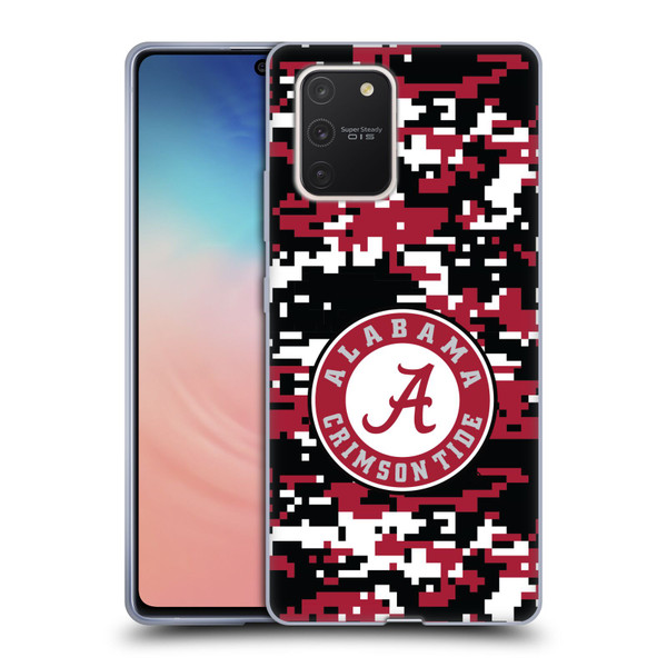 University Of Alabama UA The University Of Alabama Digital Camouflage Soft Gel Case for Samsung Galaxy S10 Lite