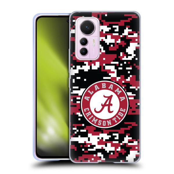 University Of Alabama UA The University Of Alabama Digital Camouflage Soft Gel Case for Xiaomi 12 Lite